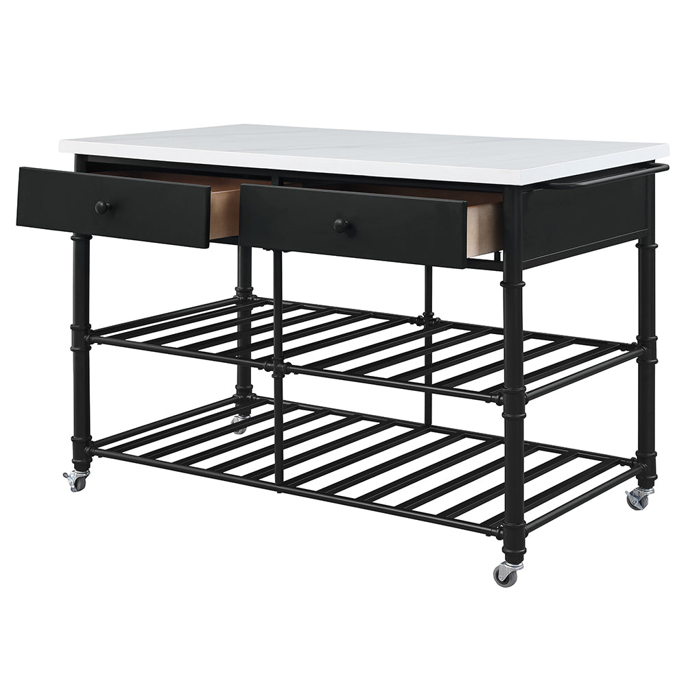 Emery Rolling Kitchen Cart