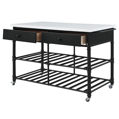 Emery Rolling Kitchen Cart