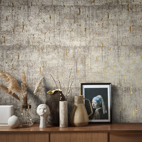 Galerie Earth Aged Concrete Wallpaper