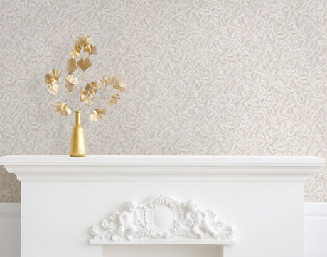 Galerie Earth Leaves Wallpaper