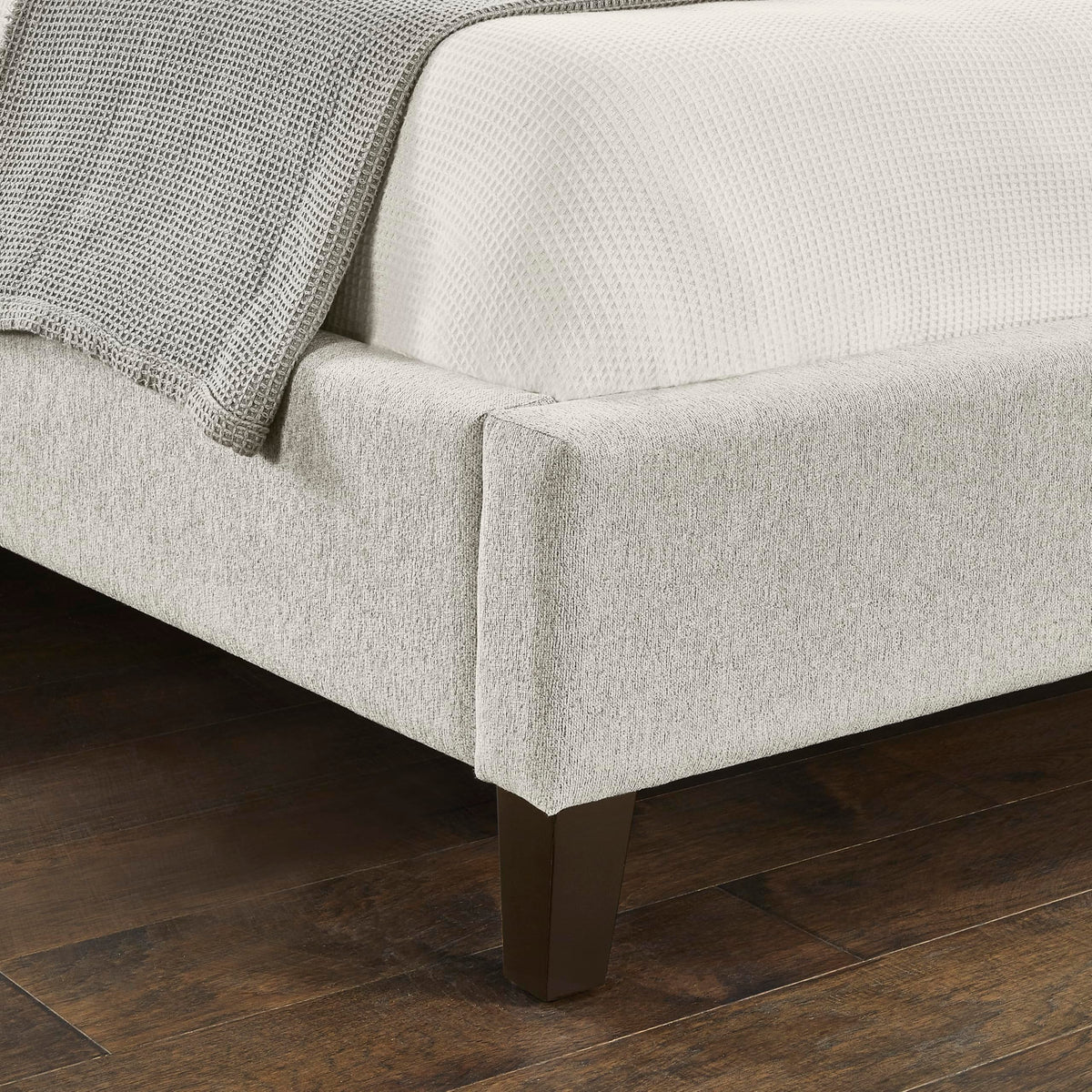 Talero Modern Upholstered California King Platform Bed Frame - angle view