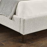Talero Modern Upholstered California King Platform Bed Frame - angle view