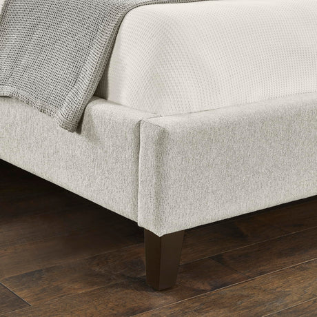 Talero Modern Upholstered Eastern King Platform Bed Frame - angle view