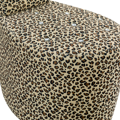 Tristam 40" Modern Glam High Heel Lounge Chair - front view