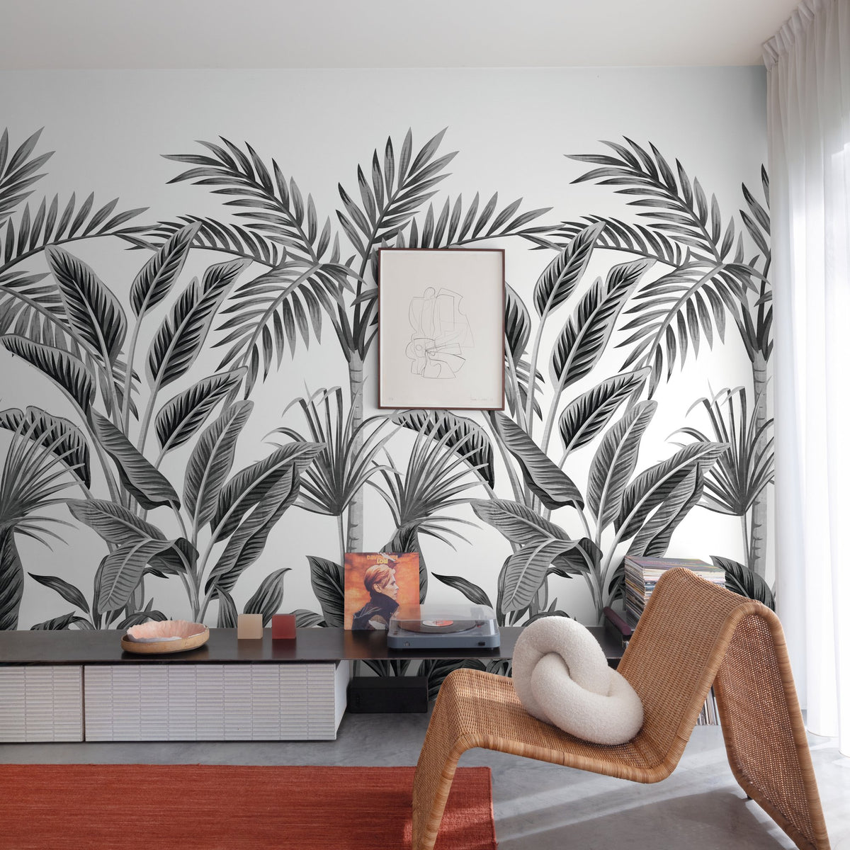 Galerie Orom II Branched Leaves Motive Wall Mural