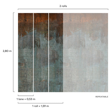 Galerie Orom II Concrete Plain Wall Mural