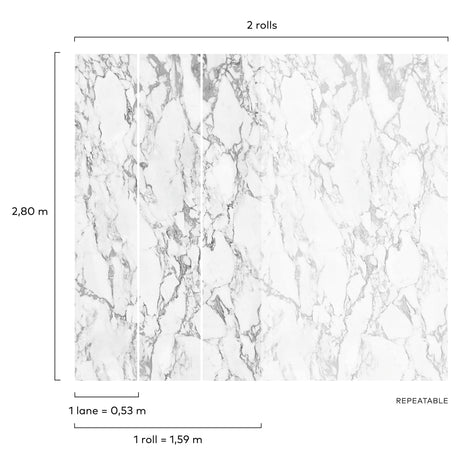 Galerie Orom II Marble Plain Wall Mural