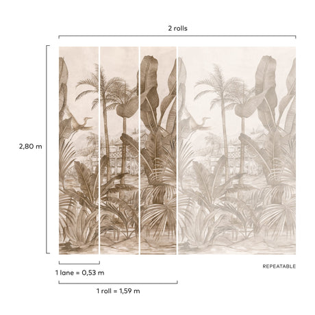 Galerie Orom II Tropical Motive Wall Mural