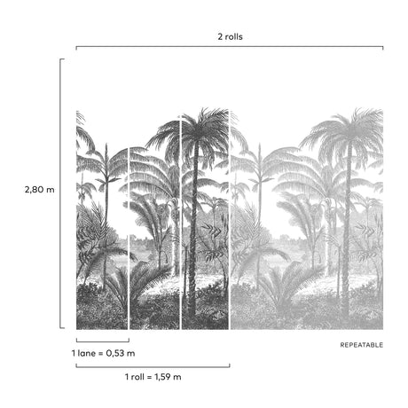 Galerie Orom II Trees Motive Wall Mural