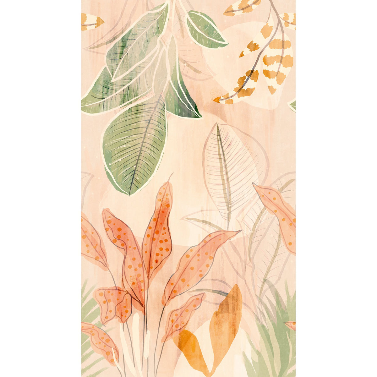 Galerie Orom II Stylish floral Motifs Wall Mural