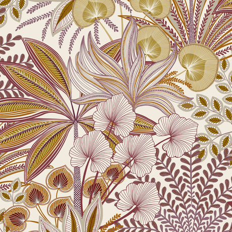 Galerie Karuna Branched Leaves All-over Wallpaper