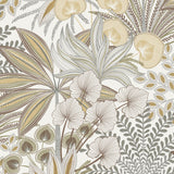 Galerie Karuna Branched Leaves All-over Wallpaper