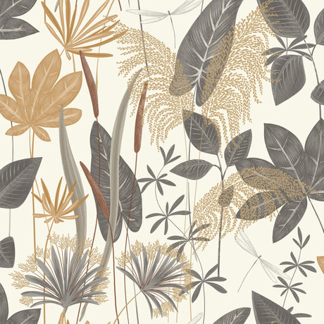 Galerie Arcadia Branched Leaves All-over Wallpaper