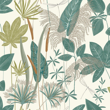 Galerie Arcadia Branched Leaves All-over Wallpaper