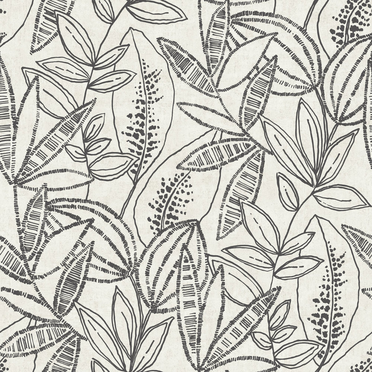 Galerie Karuna Branched Leaves All-over Wallpaper