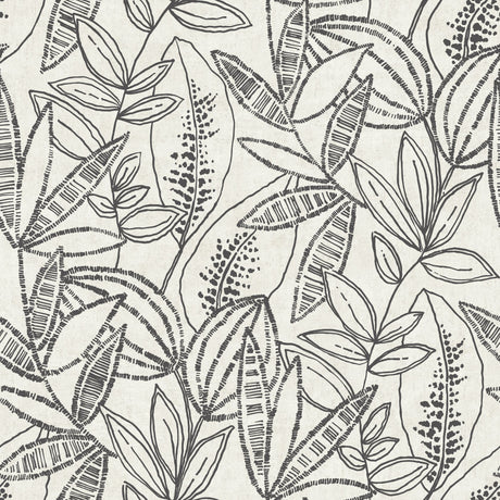 Galerie Karuna Branched Leaves All-over Wallpaper