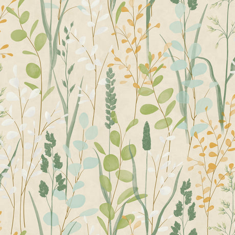 Galerie Karuna Branched Leaves All-over Wallpaper