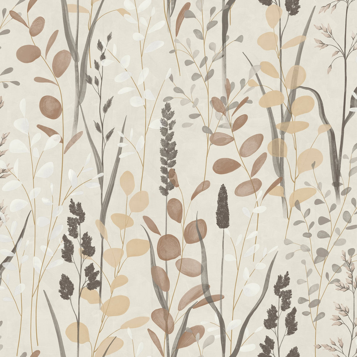 Galerie Karuna Branched Leaves All-over Wallpaper