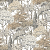 Galerie Karuna Branched Leaves All-over Wallpaper