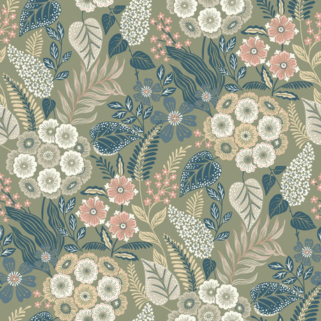 Galerie Karuna Classical Floral All-over Wallpaper