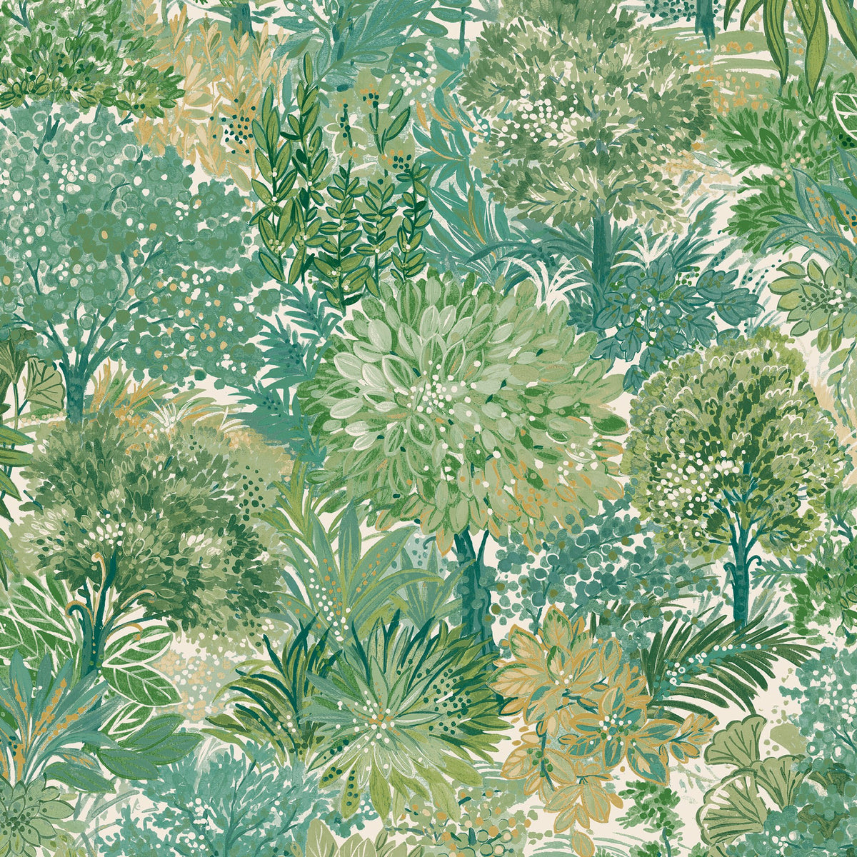 Galerie Inia Classical Floral All-over Wallpaper