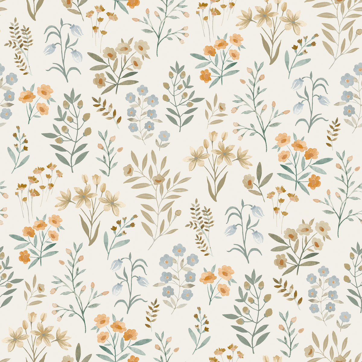Galerie Inia Classical Floral All-over Wallpaper