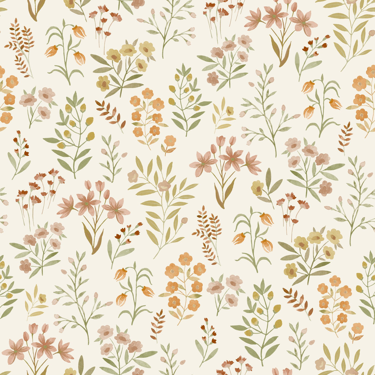 Galerie Inia Classical Floral All-over Wallpaper