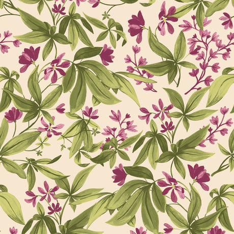 Galerie Inia Classical Floral All-over Wallpaper