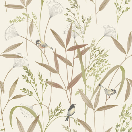 Galerie Inia Branched Leaves All-over Wallpaper