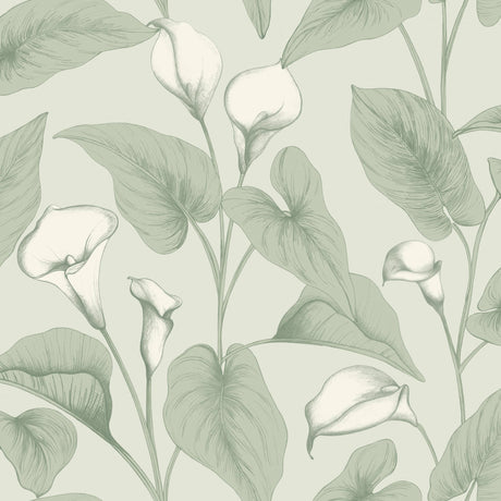 Galerie Inia Branched Leaves All-over Wallpaper