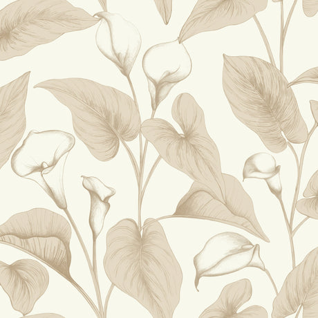 Galerie Inia Branched Leaves All-over Wallpaper