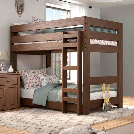 Melitta Rustic Twin over Twin Bunk Bed - 