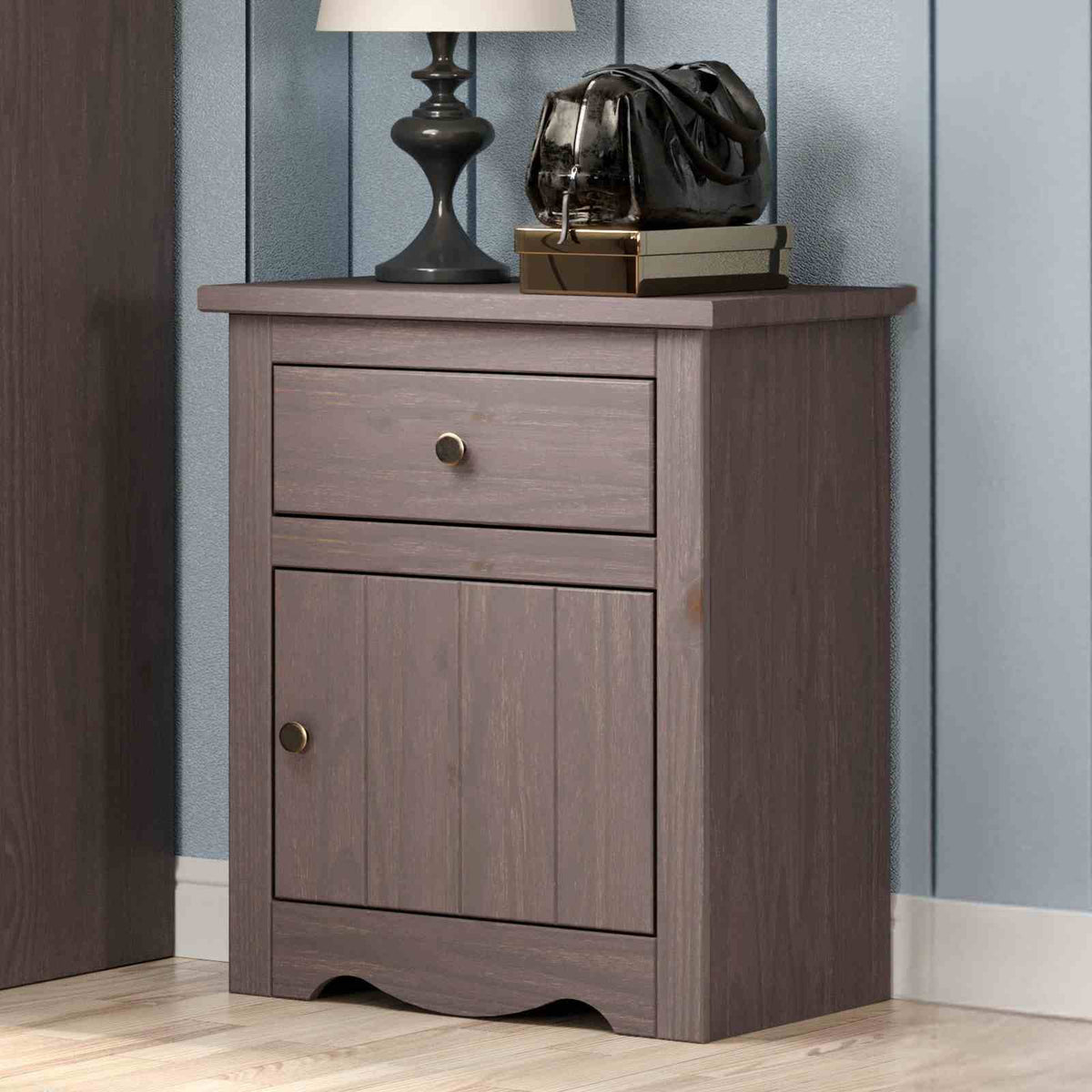 Stavros Rustic Youth Bedroom Storage - Nightstand