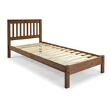 Creswell Rustic Plank-Style Bed & Youth Bedroom Set - Solid Pine in Mahogany Finish – Brown, view 2