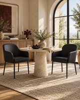 Sydney Performance Vegan Leather Armchair - Set of 2