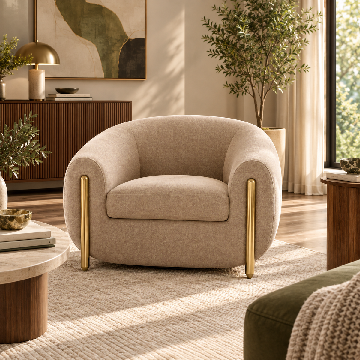 Lina Accent Chair by Inspire Me! Home Decor