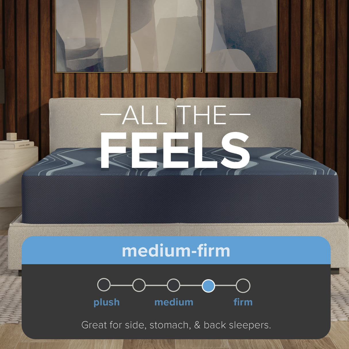 10” ActiveAlign Reactive Copper Medium-Firm Cooling Foam Mattress