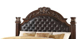 Traditional Ornate Cherry Wood 5-Piece Aspen Bedroom Furniture Set