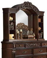 Traditional Ornate Cherry Wood 5-Piece Aspen Bedroom Furniture Set