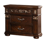 Traditional Ornate Cherry Wood 5-Piece Aspen Bedroom Furniture Set