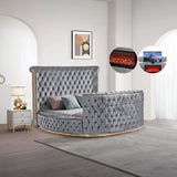 Angel Velvet Bed