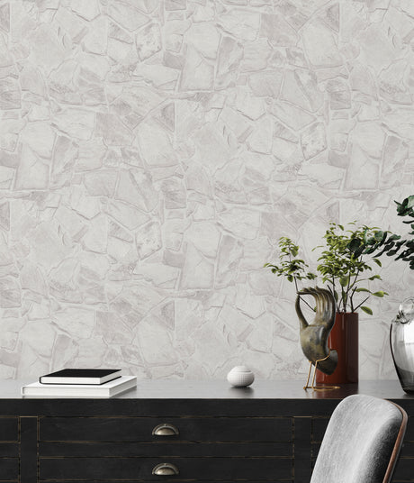 Galerie The Bricks And More Petrified Paradise Motif Wallpaper