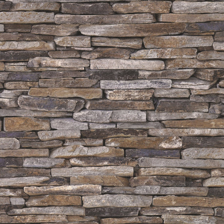 Galerie The Bricks And More Rocky Retreat Motif Wallpaper
