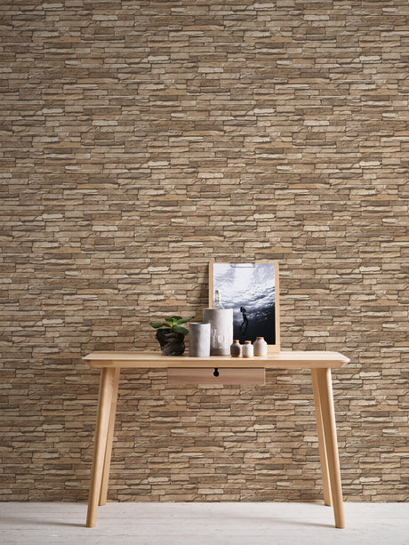 Galerie The Bricks And More Graceful Granite Motif Wallpaper