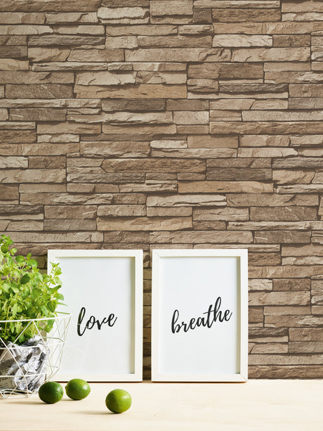 Galerie The Bricks And More Graceful Granite Motif Wallpaper