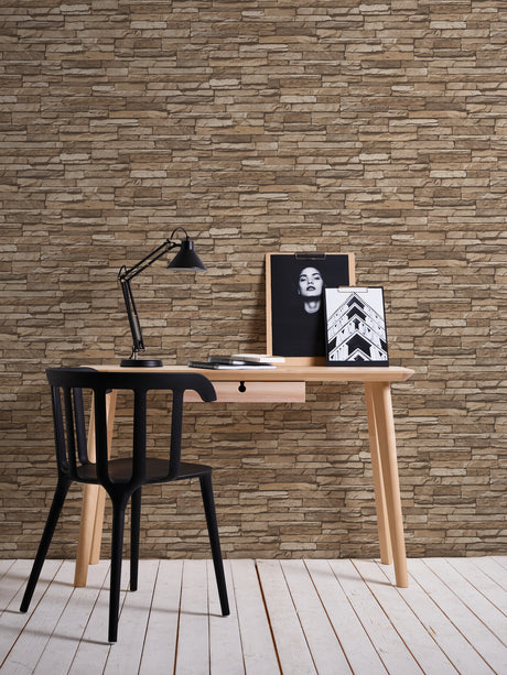 Galerie The Bricks And More Graceful Granite Motif Wallpaper