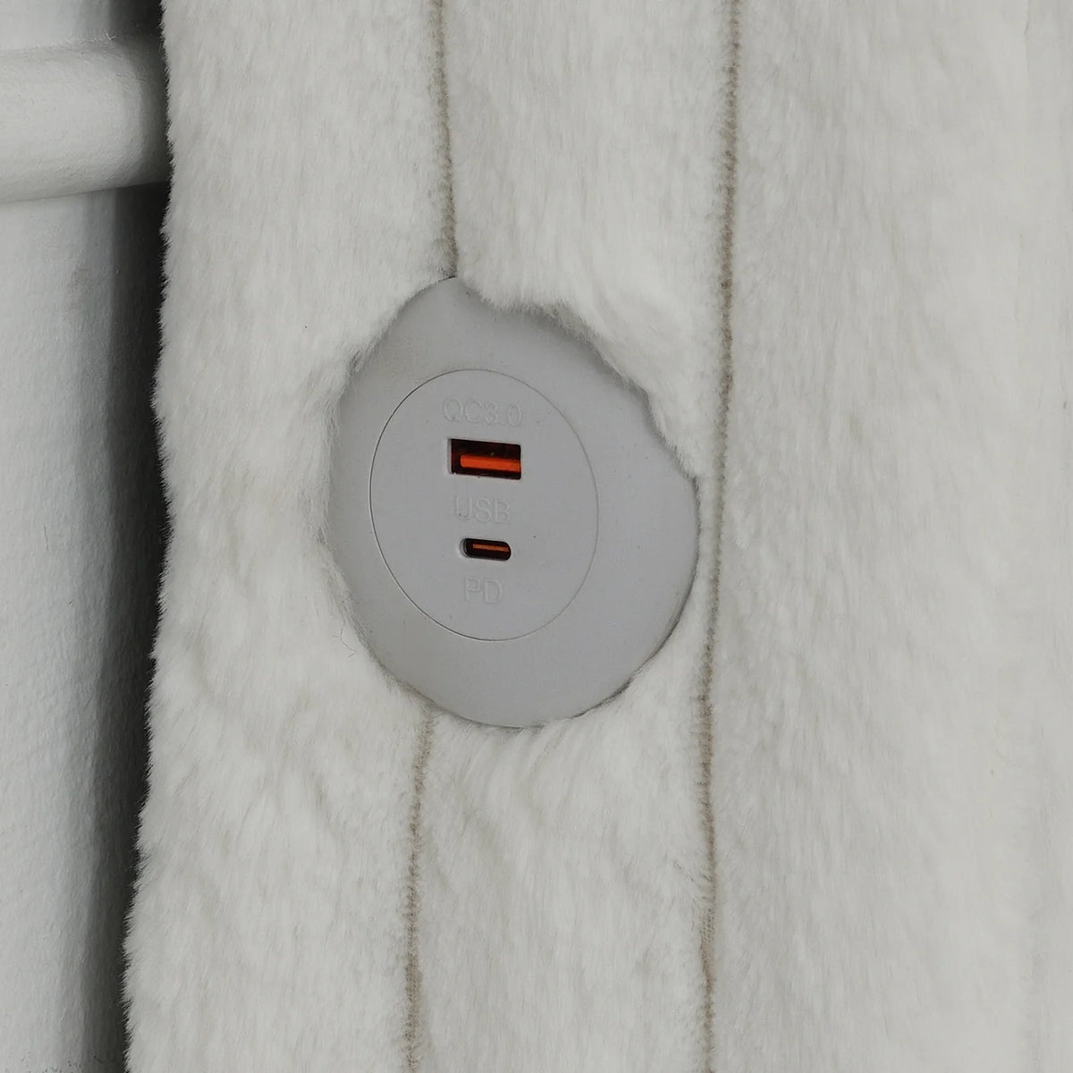 Becca Queen & King Velvet Upholstered Bed with USB Charging