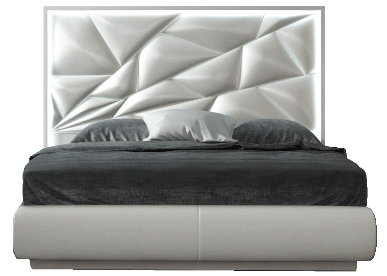 Kiu Modern White Bedroom Collection by Franco