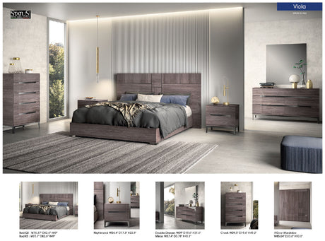 Viola Modern Italian Bedroom Collection by Status