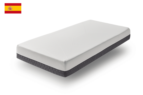 Luna Queen Memory Foam Mattress by Dupen - Zippered Removable Cover, 8" Profile | Made in Spain
